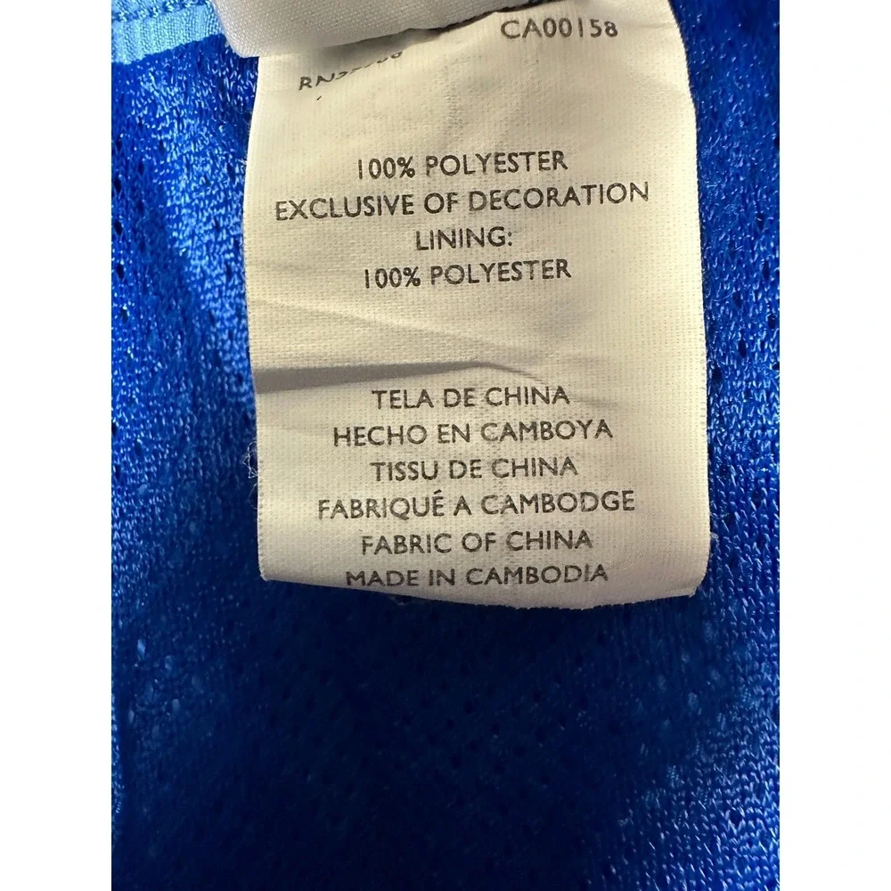 Nike Mens Swim Trunks Medium Blue  Drawstring Colorblock Board Shorts Mesh Lined